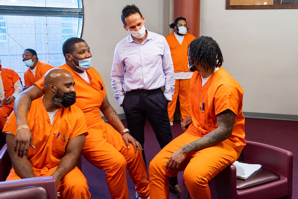 Marc Howard and three Prison Scholars talk