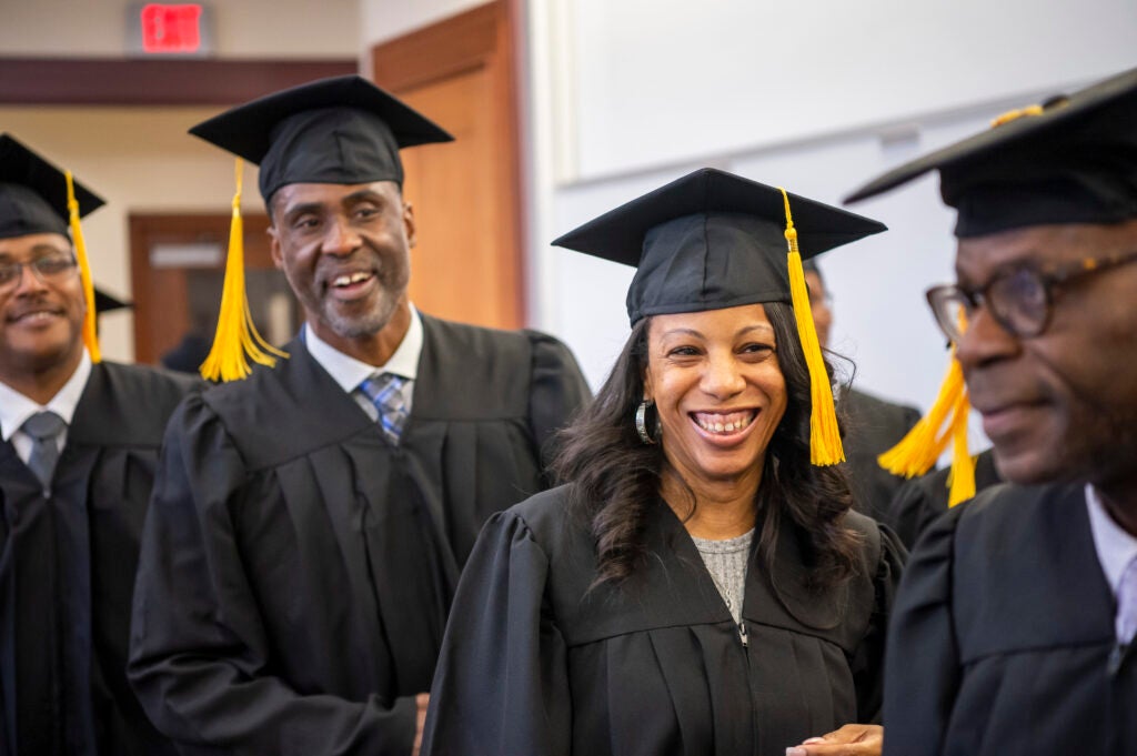 Leunea Myers and classmates.