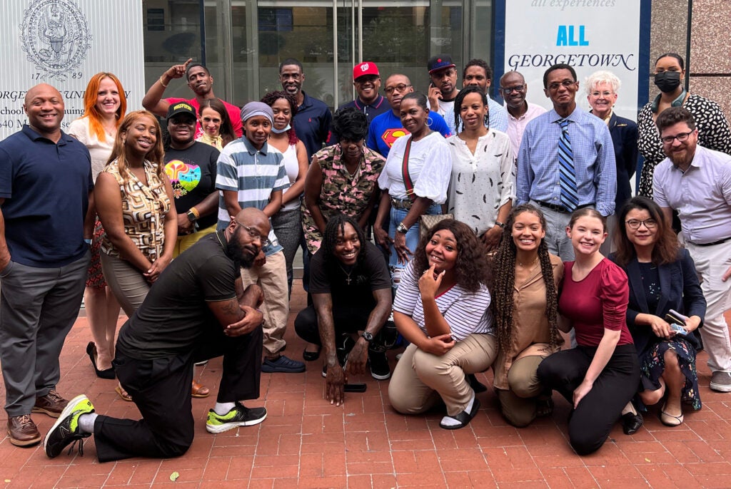 Students, faculty and staff of the MORCA-Georgetown Paralegal Program